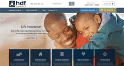 Desktop Screenshot of hdfinsurance.com